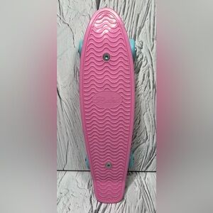 Rebel Urban Skateboard Active Life 17 inch Mini Pink Green  Skate Board Pre Owne